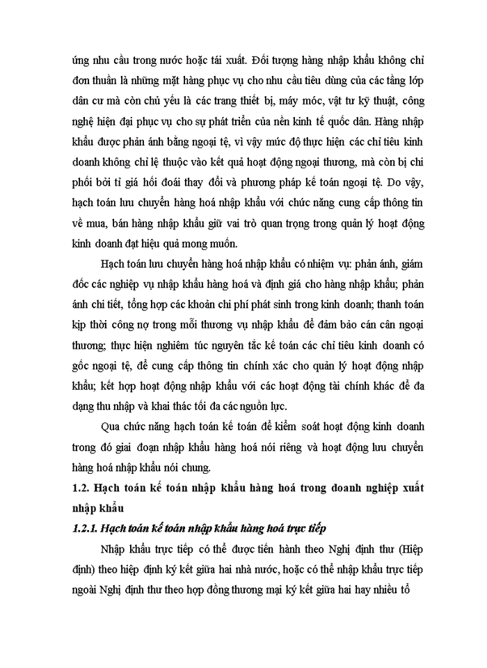 image for page Đặc điểm chung về  kế toán lưu chuyển hàng hoá nhập khẩu trong các doanh nghiệp xuất nhập khẩu