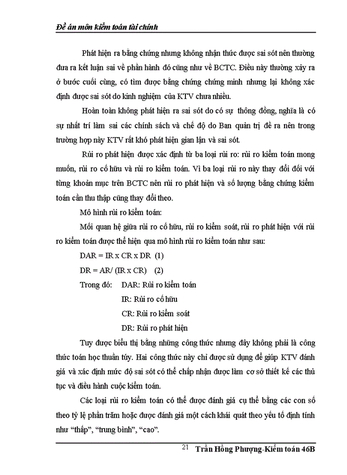 image for page Thực trạng của đánh giá trọng yếu và rủi ro trong giai đoạn lập kế hoạch kiểm toán BCTC tại một số công ty kiểm toán Việt Nam
