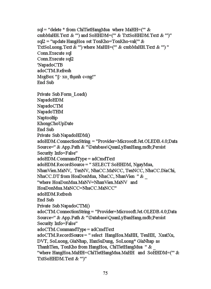 image for page Xây dựng phần mềm quản lý bán hàng tại trung tâm thương mại NC-TH