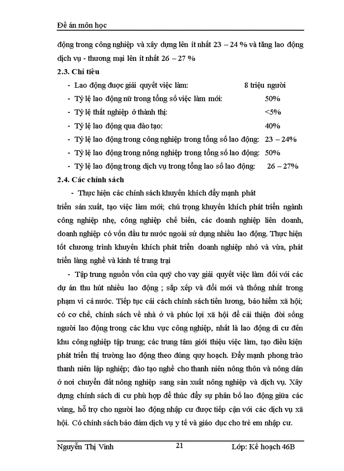 image for page Cơ sở lí luận về kế hoạch lao động - việc làm