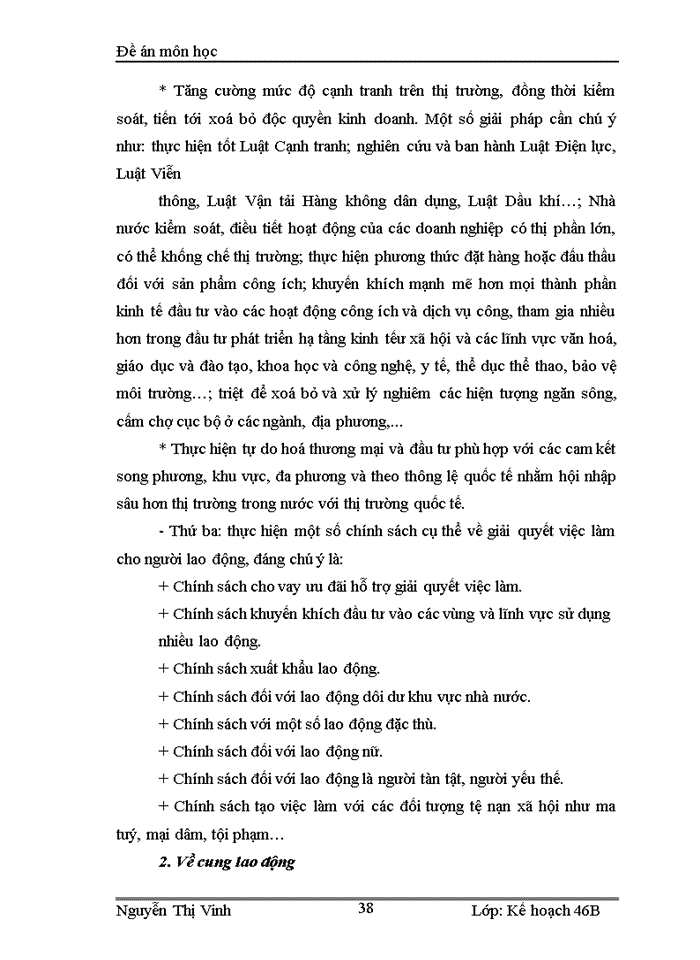 image for page Cơ sở lí luận về kế hoạch lao động - việc làm