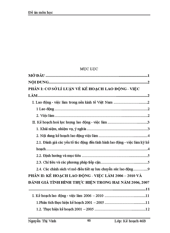 image for page Cơ sở lí luận về kế hoạch lao động - việc làm