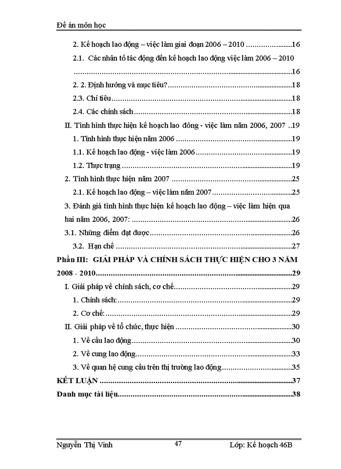 image for page Cơ sở lí luận về kế hoạch lao động - việc làm