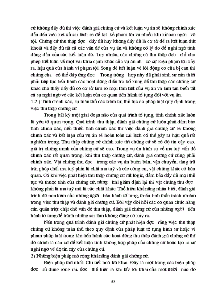 image for page Vấn đề đánh giá chứng cứ trong quá trình giải quyết vụ án hình sự về ma tuý