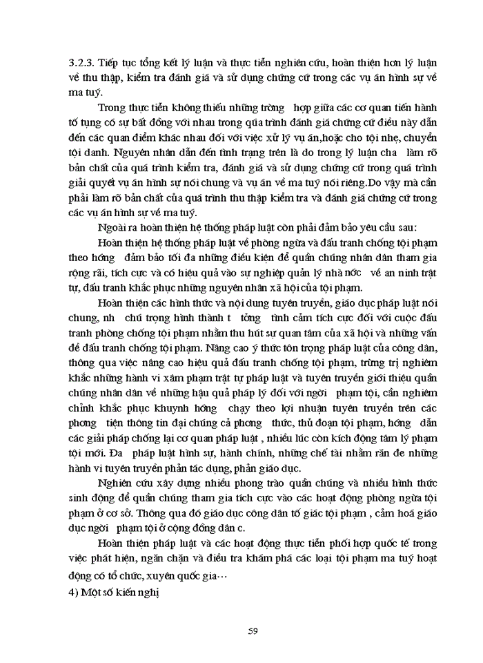 image for page Vấn đề đánh giá chứng cứ trong quá trình giải quyết vụ án hình sự về ma tuý