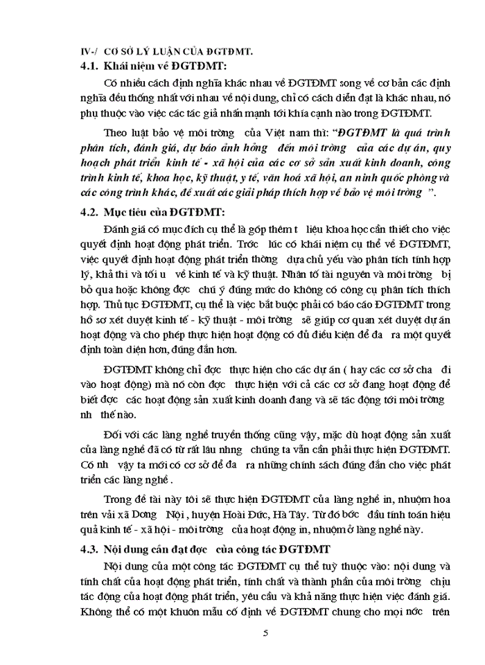 image for page Cơ sở lý luận về môi trường , ô nhiễm môi trường và đánh giá tác động môi trường