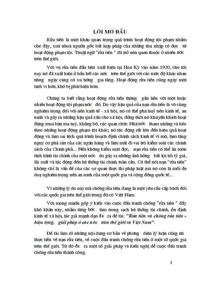 image for page Rửa tiền và chống rửa tiền - hiện tượng, giải pháp ở các nước trên thế giới và Việt Nam