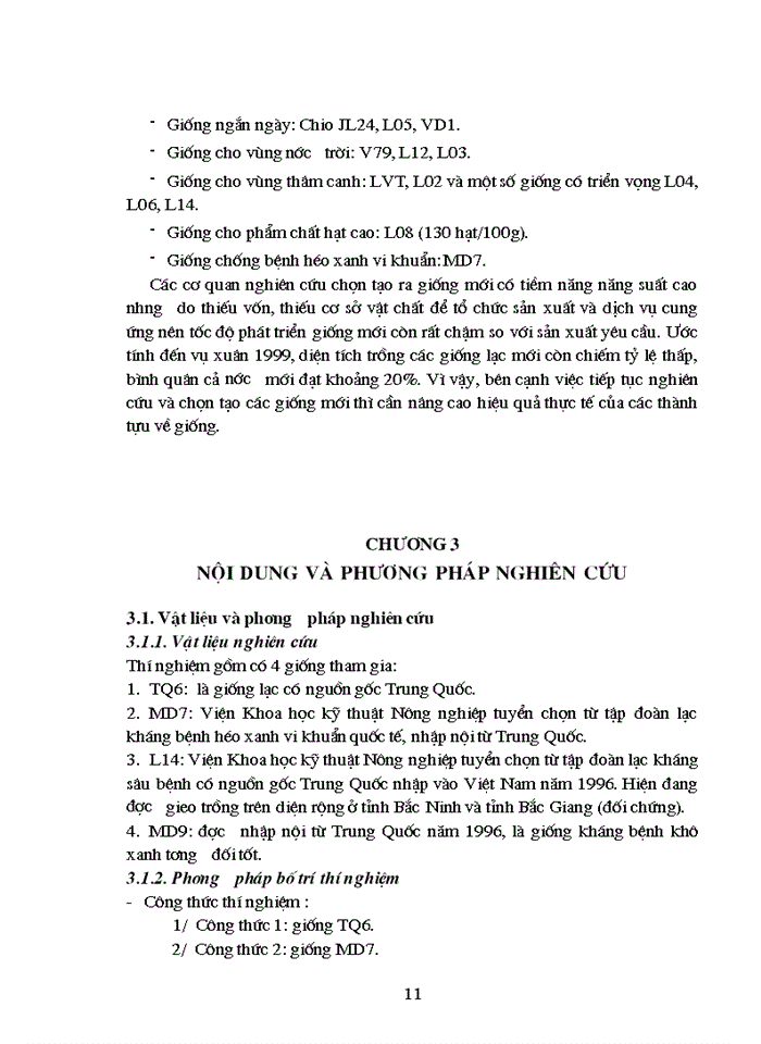 image for page So sánh một số giống lạc trong điều kiện vụ thu 2002 trên đất Gia Lâm - Hà Nội