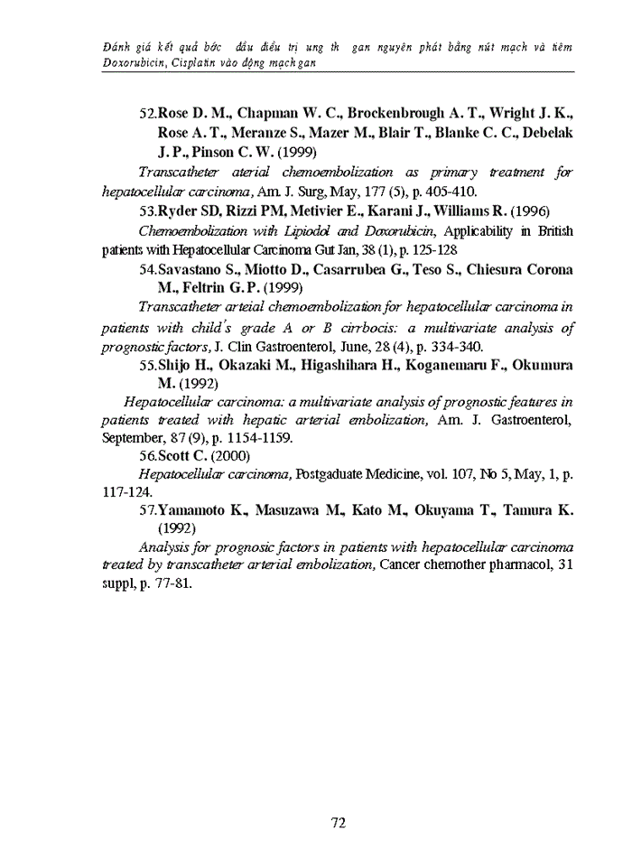 image for page Đánh giá kết quả bước đầu điều trị ung thư gan nguyên phát bằng nút mạch và tiêm Doxorubicin, Cisplatin vào động mạch gan