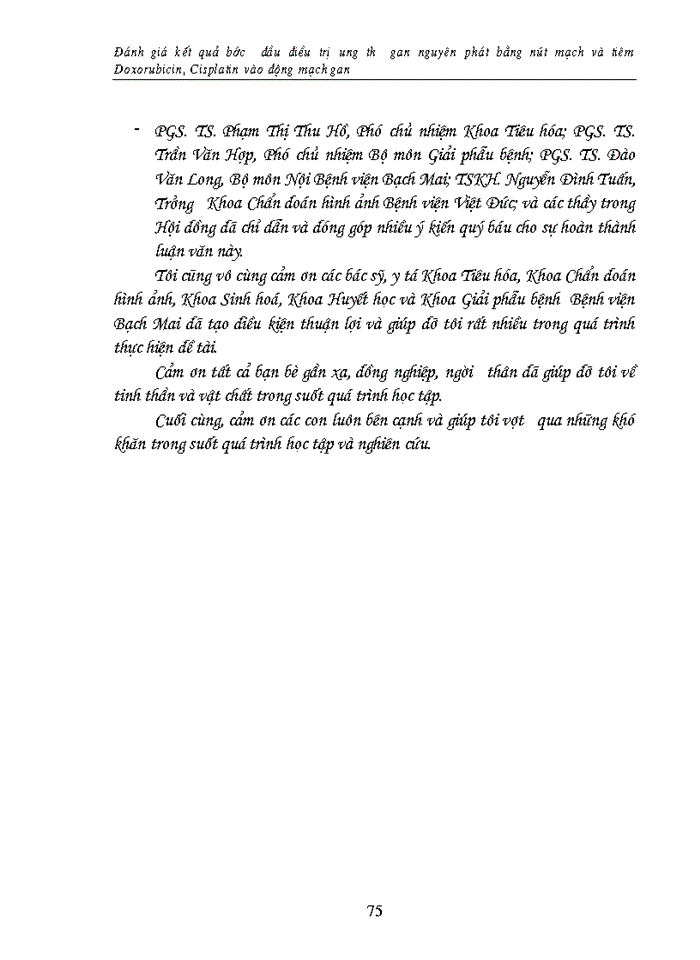image for page Đánh giá kết quả bước đầu điều trị ung thư gan nguyên phát bằng nút mạch và tiêm Doxorubicin, Cisplatin vào động mạch gan