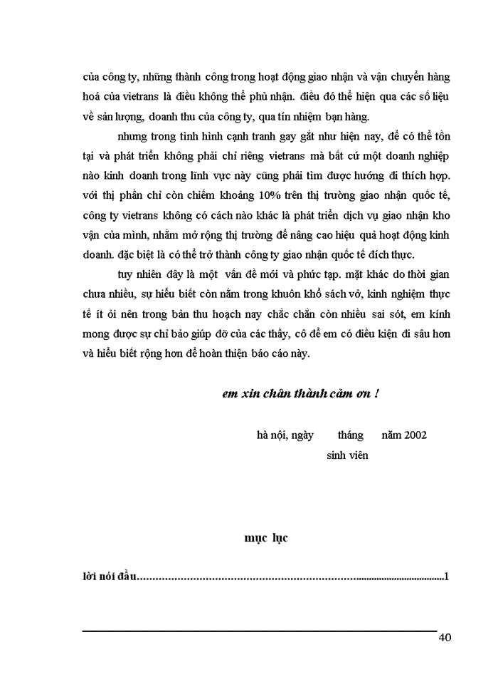 image for page tình hình hoạt động kinh doanh dịch vụ giao nhận kho vận tại vietrans