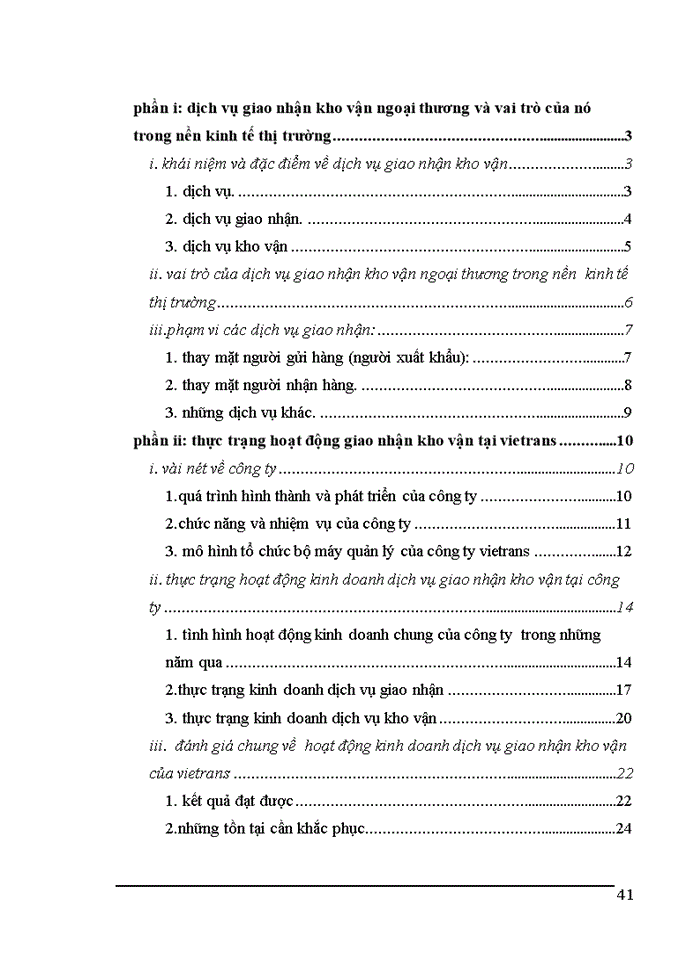 image for page tình hình hoạt động kinh doanh dịch vụ giao nhận kho vận tại vietrans