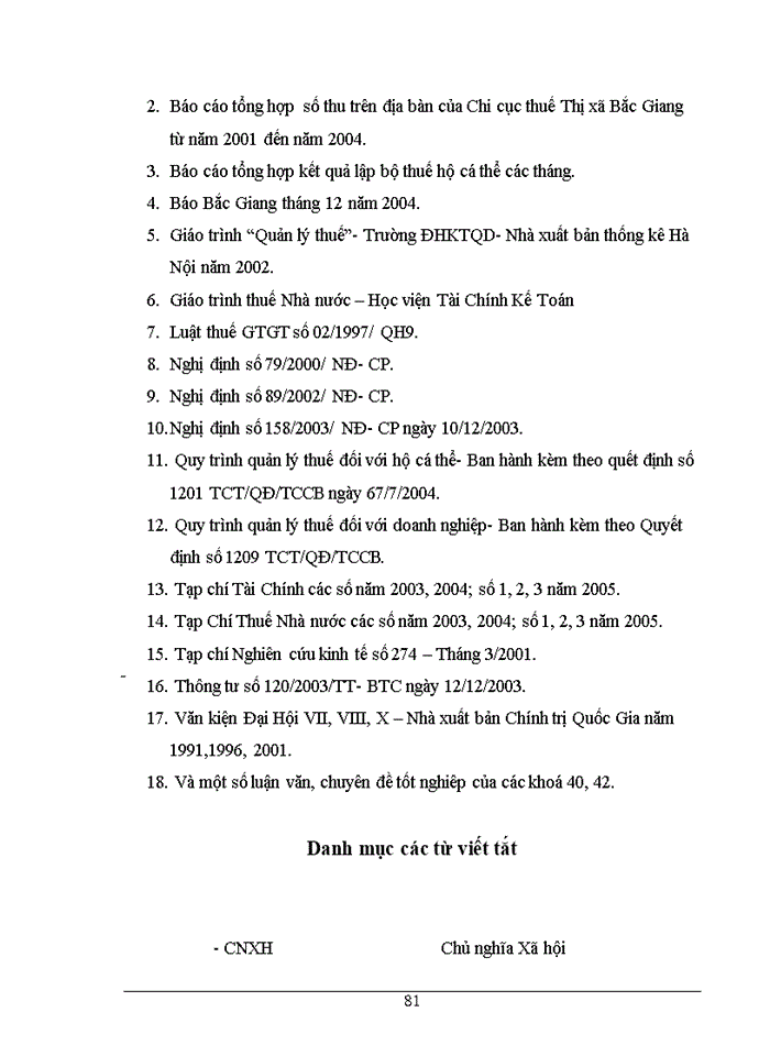 image for page Một số giải pháp tăng cường công tác quản lý thu thuế GTGT đối với khu vực kinh tế ngoài quốc doanh trên địa bàn Thị xã Bắc Giang