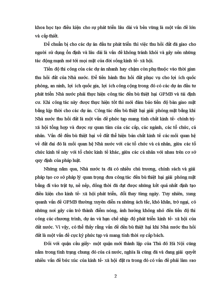 image for page Thực trạng và giải pháp hoàn thiện công tác đền bù thiệt hại GPMB ở quận cầu giấy- Thành phố Hà Nội qua dự án nâng cấp, cải tạo và xây dựng Học viện Quốc phòng