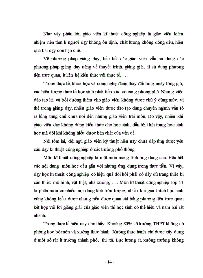 image for page Vận dụng phương pháp dạy học trực quan trong dạy học môn kĩ thuật công nghiệp lớp 11 phổ thông