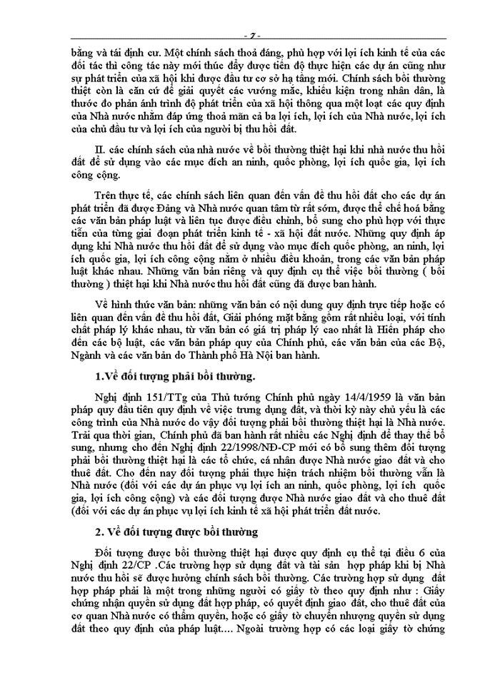 image for page Hoàn thiện chính sách bồi thường thiệt hại khi Nhà nước thu hồi đất trên địa bàn Thành phố Hà Nội
