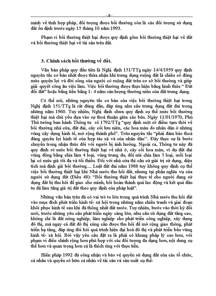 image for page Hoàn thiện chính sách bồi thường thiệt hại khi Nhà nước thu hồi đất trên địa bàn Thành phố Hà Nội