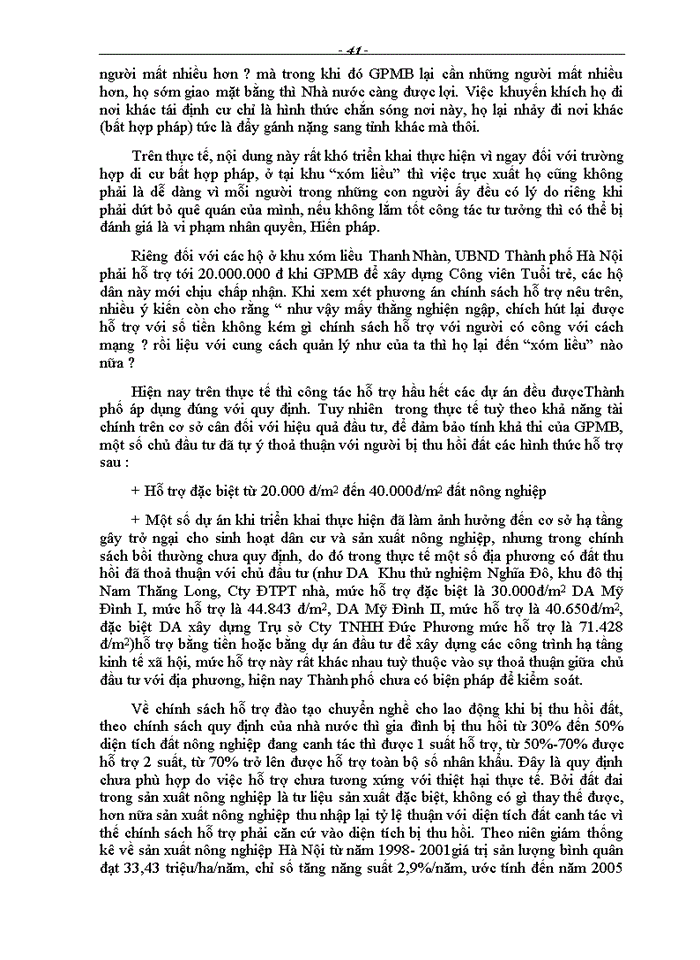 image for page Hoàn thiện chính sách bồi thường thiệt hại khi Nhà nước thu hồi đất trên địa bàn Thành phố Hà Nội