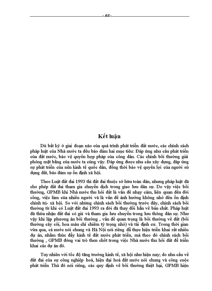 image for page Hoàn thiện chính sách bồi thường thiệt hại khi Nhà nước thu hồi đất trên địa bàn Thành phố Hà Nội