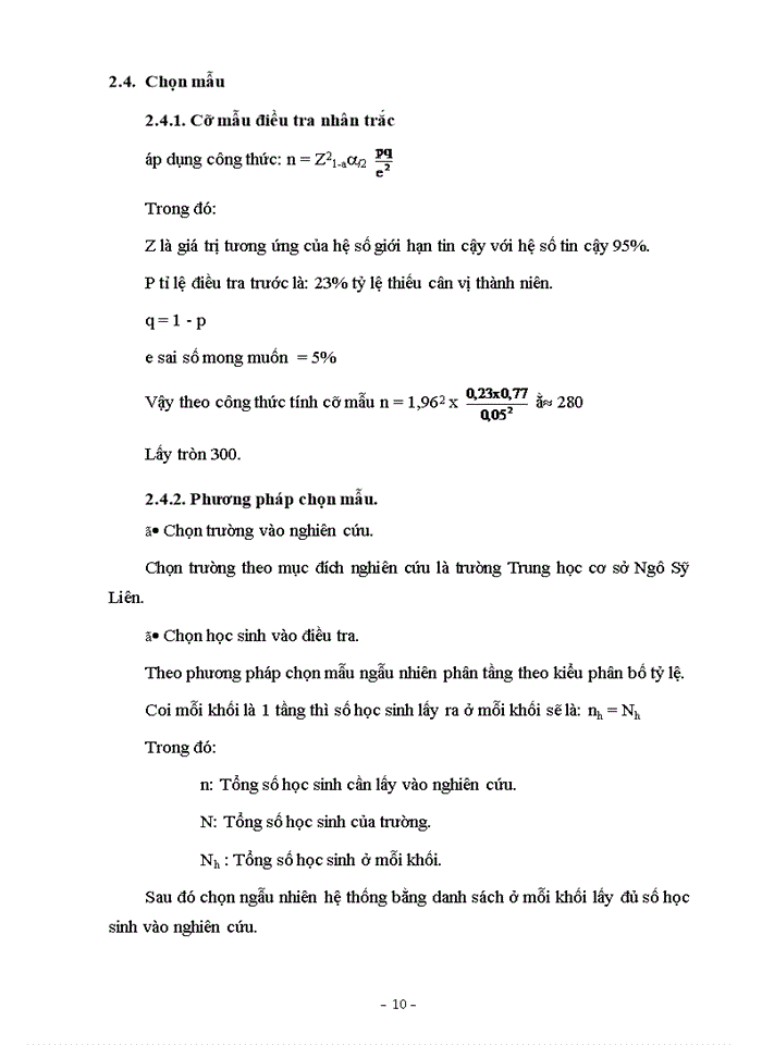 image for page Đánh giá tình trạng dinh dưỡng và tập tính dinh dưỡng của lứa tuổi vị thành niên tại một trường Trung học cơ sở nội thành Hà Nội