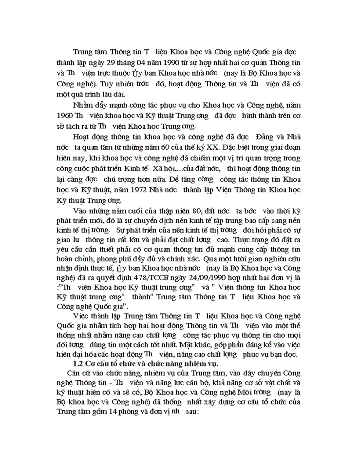 image for page Tổ chức khai thác và sử dụng nguồn tạp chí tại Trung tâm Thông tin Tư liệu khoa học và Công nghệ