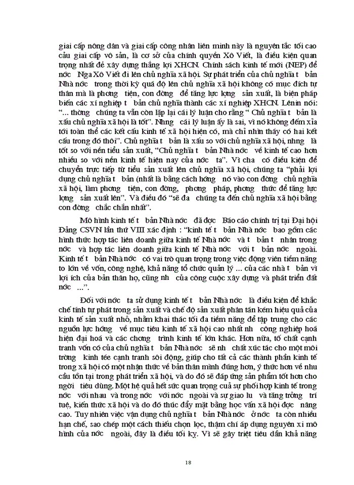 image for page Lý luận của lê nin về chủ nghĩa tư bản nhà nước trong thời kỳ quá độ lên chủ nghĩa xã hội và sự vận dụng lý luận đó ở việt nam hiện nay