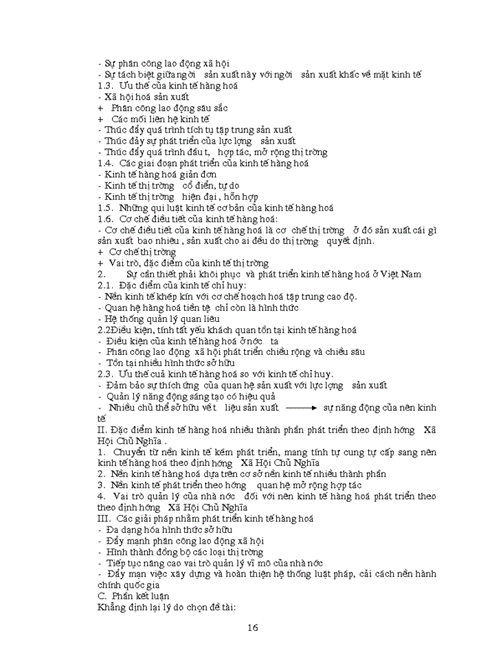 image for page Những vấn đề cơ chung của kinh tế hàng hoá và sự cần thiết phải khôi phục và phát triển kinh tế hàng hoá ở Việt Nam