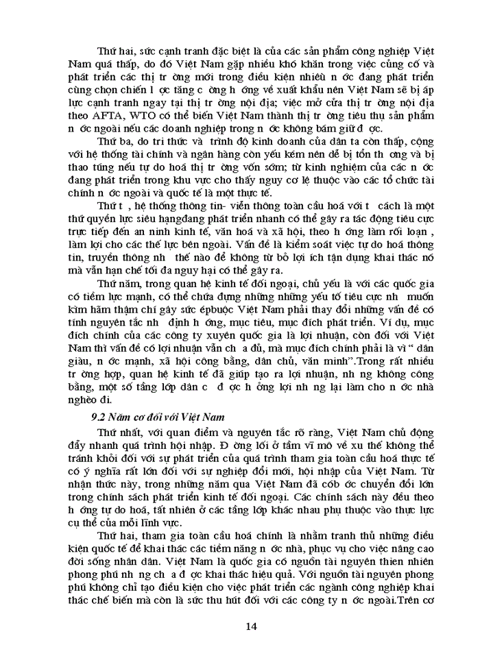 image for page Vấn đề thực trạng và giải pháp để mở rộng và nâng cao hiệu quả của kinh tế đối ngoại của nước ta trong quá trình hội nhập với khu vực và thế giới trong giai đoạn hiện nay”