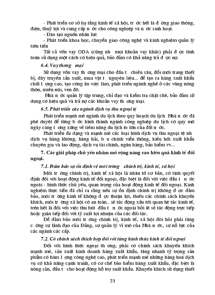 image for page Vấn đề thực trạng và giải pháp để mở rộng và nâng cao hiệu quả của kinh tế đối ngoại của nước ta trong quá trình hội nhập với khu vực và thế giới trong giai đoạn hiện nay”