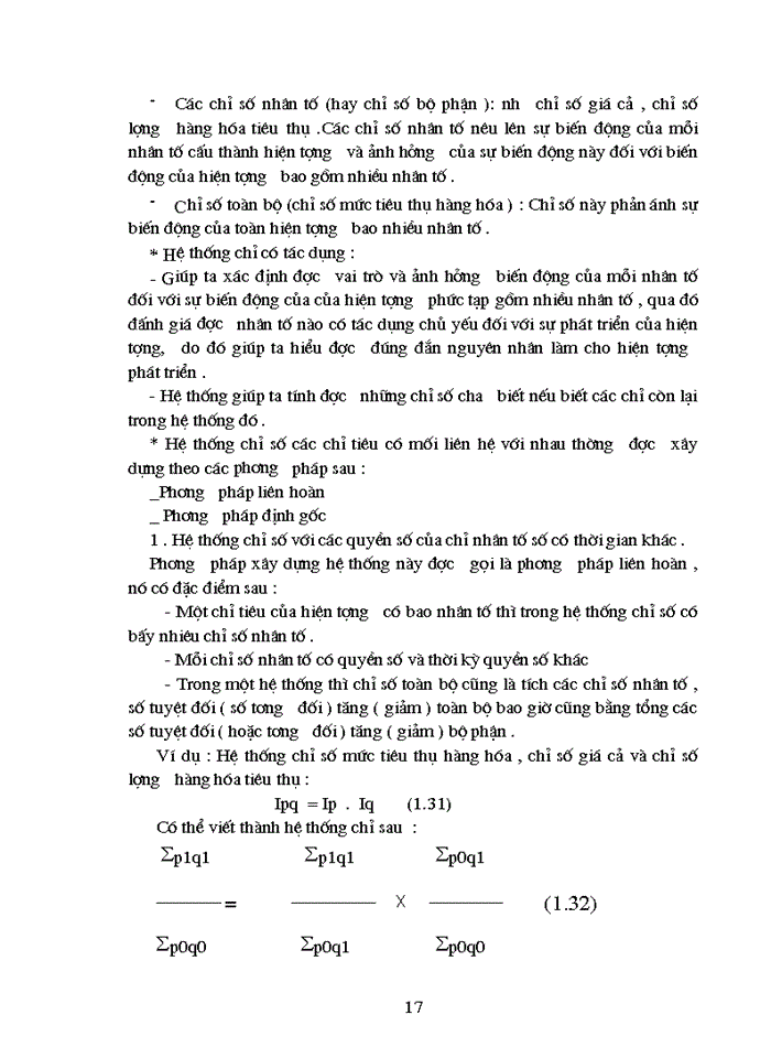 image for page Vận dụng phương pháp chỉ số trong nghiên cứu và phân tích kinh tế – xã hội