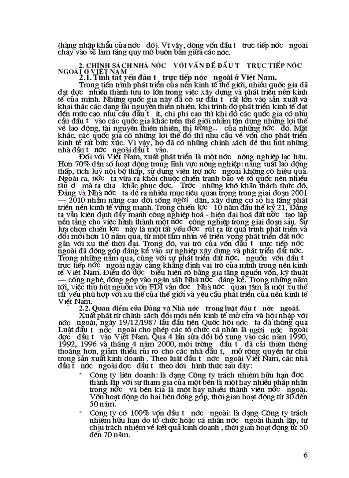 image for page Một số giải pháp nhằm thu hút nguồn vốn đầu tư trực tiếp nước ngoài ở Việt Nam trong quá trình sự nghiệp CNH - HĐH