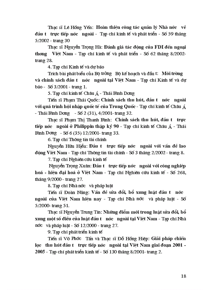 image for page Một số giải pháp nhằm thu hút nguồn vốn đầu tư trực tiếp nước ngoài ở Việt Nam trong quá trình sự nghiệp CNH - HĐH