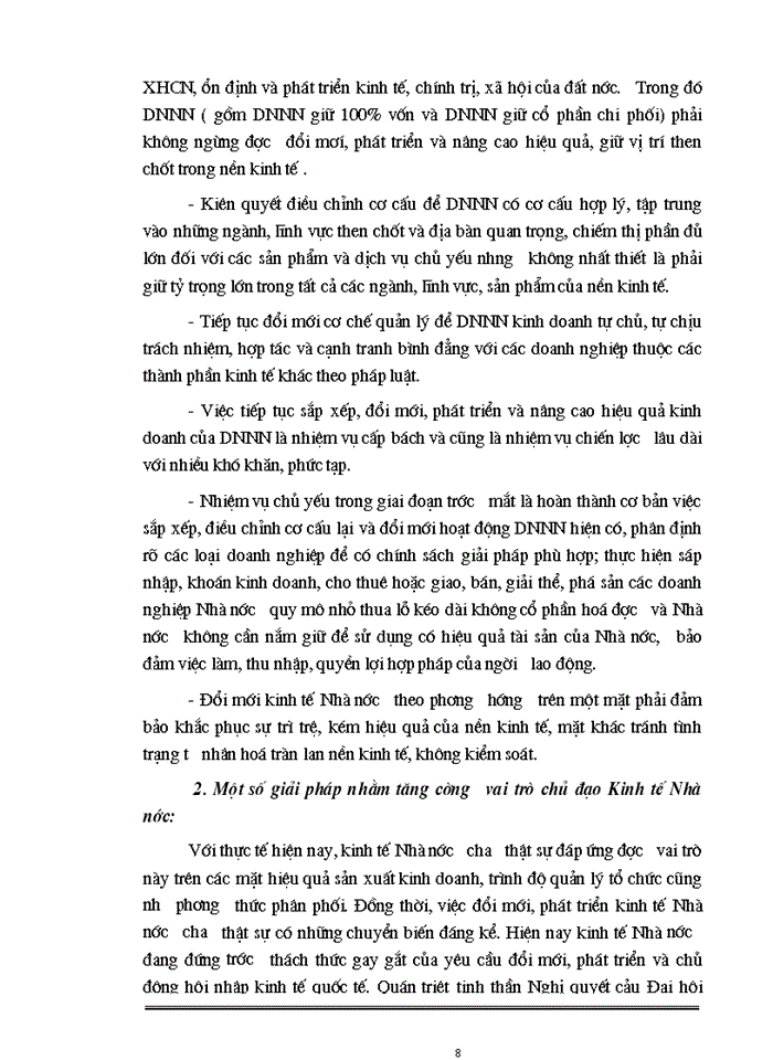 image for page Vai trò chủ đạo của kinh tế Nhà nước trong nền kinh tế thị trường định hướng xã hội chủ nghĩa ở Việt nam