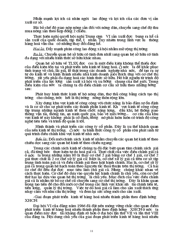 image for page Tính tất yếu khách quan phải phát triển kinh tế hàng hoá nhiều thành phần ở nước ta