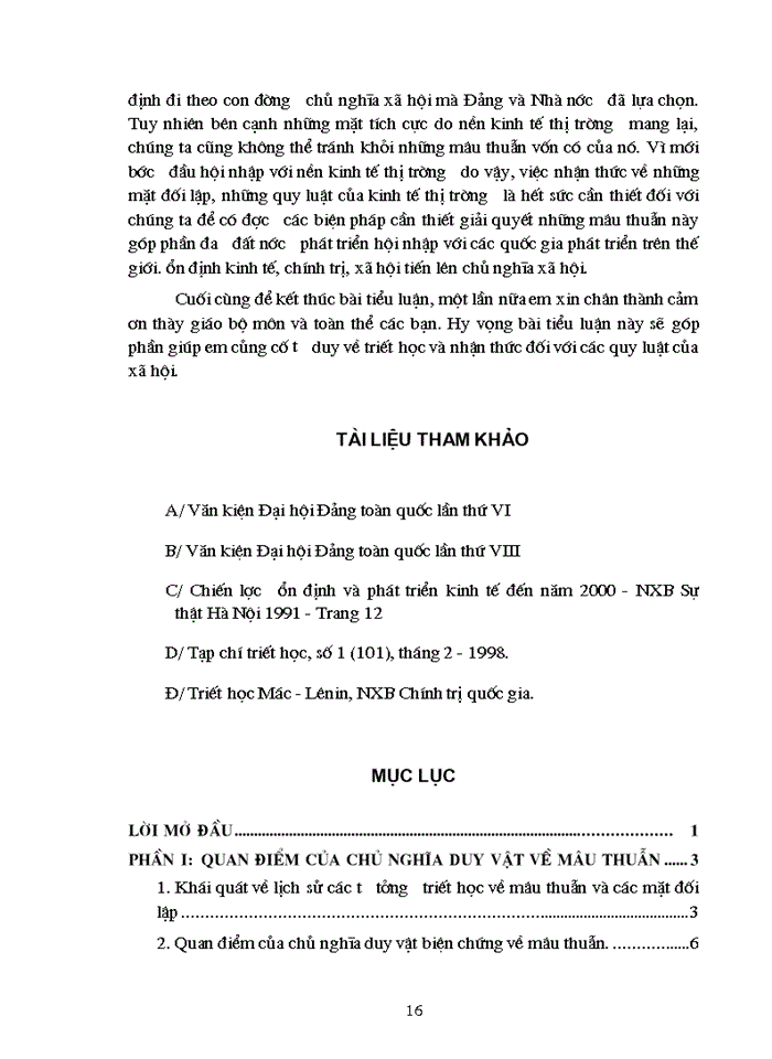 image for page : Mâu thuẫn biện chứng  và sự vận dụng nó trong quá trình chuyển sang kinh tế thị trường ở Việt Nam
