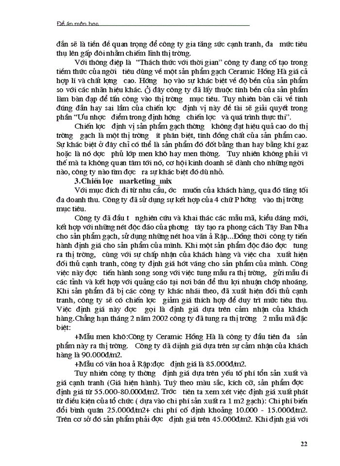image for page Một số giải pháp nhằm hoàn thiện chiến lược xây dựng nhãn hiệu ceramic Hồng Hà