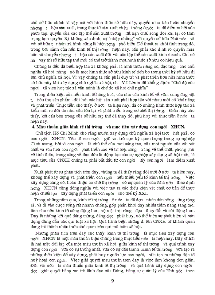 image for page Phép biện chứng về mâu thuẫn và vận dụng phân tích mâu thuẫn biện chứng  trong thoi ky qua do sang KTTT o nuoc ta