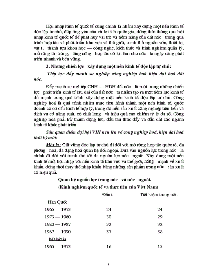 image for page Xây dựng một nền kinh tế độc lập tự chủ đi đôi với chủ động hội nhập kinh tế quốc tế