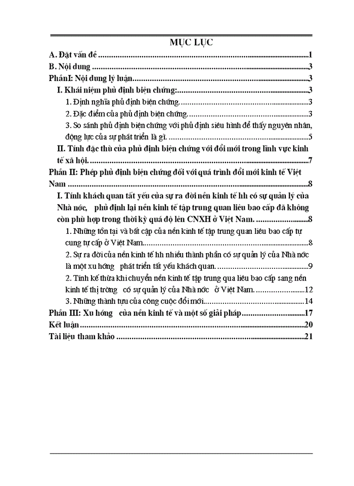 image for page Khái niệm phủ định biện chứng trong triết học Mác – LêNin với việc phân tích đổi mới kinh tế ở Việt Nam