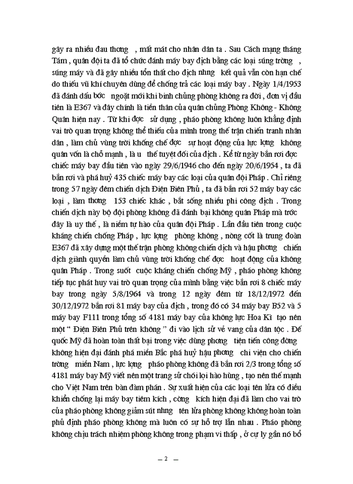 image for page Với vai trò là sinh viên công nghệ em có ý kiến gì để nâng cao khả năng chiến đấu của pháo phòng không