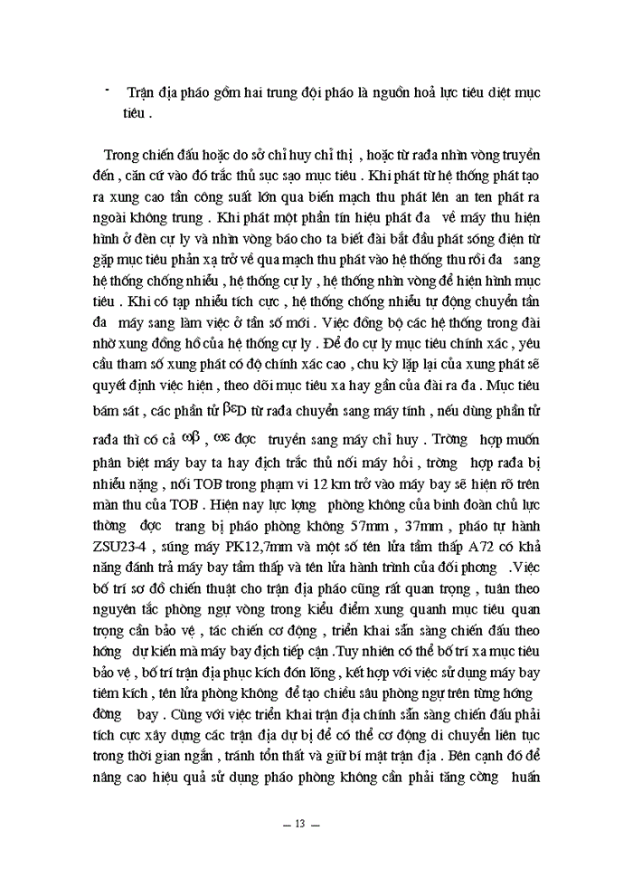 image for page Với vai trò là sinh viên công nghệ em có ý kiến gì để nâng cao khả năng chiến đấu của pháo phòng không