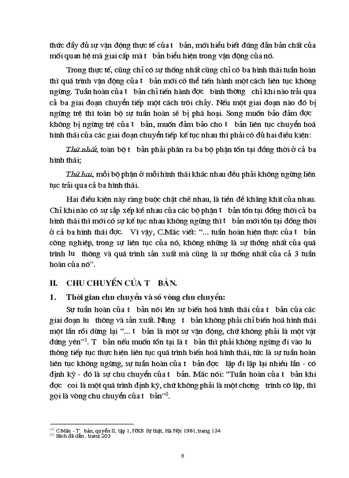 image for page Tuần hoà của tư bản