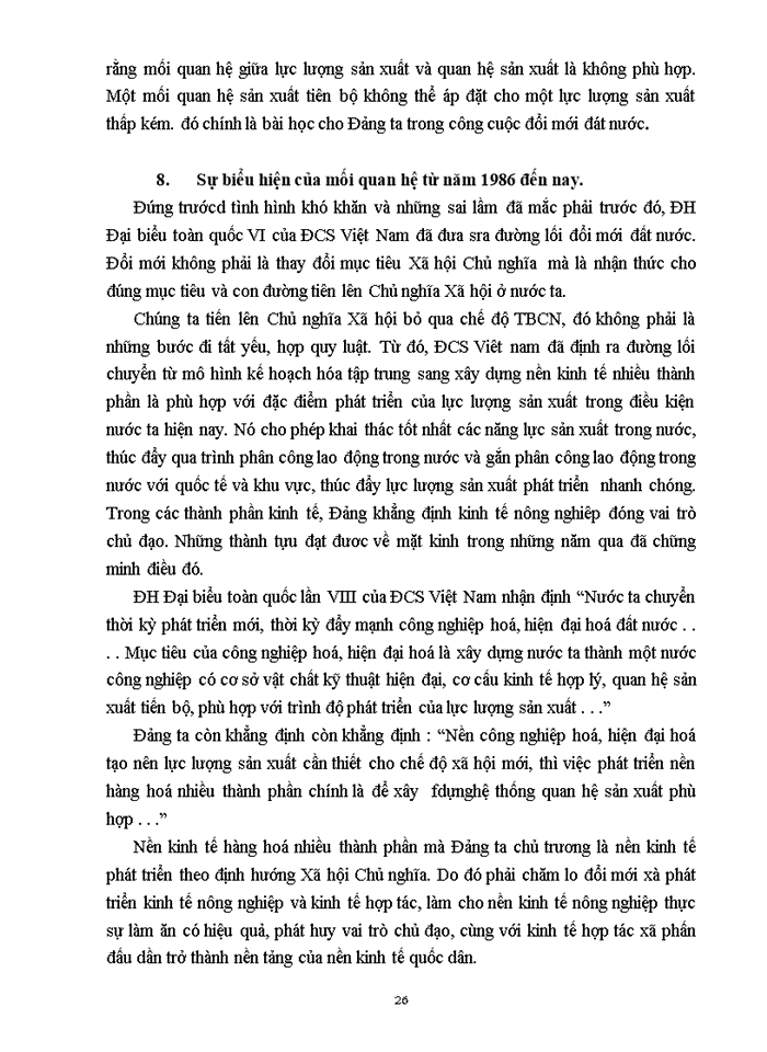 image for page Mối quan hệ biện chứng giữa lực lượng sản xuất và quan hệ sản xuất trong thời kỳ quá độ lên Chủ nghĩa Xã hội ở Việt Nam