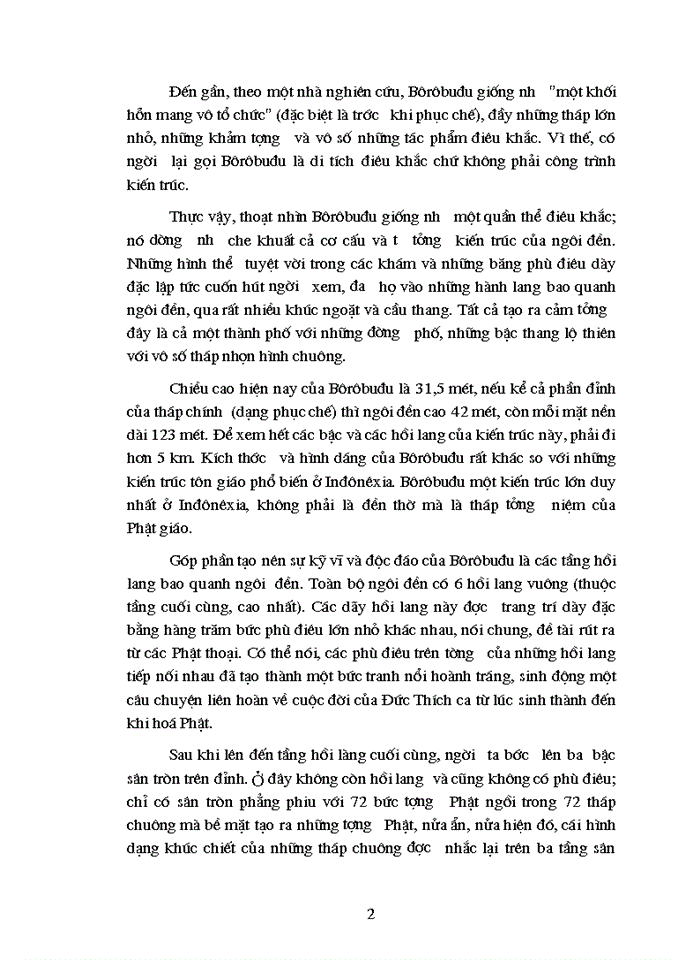 image for page Hãy phân tích những nét đẹp riêng của tháp chàm trong so sánh với những kiến trúc cổ ĐÔNG NAM Á