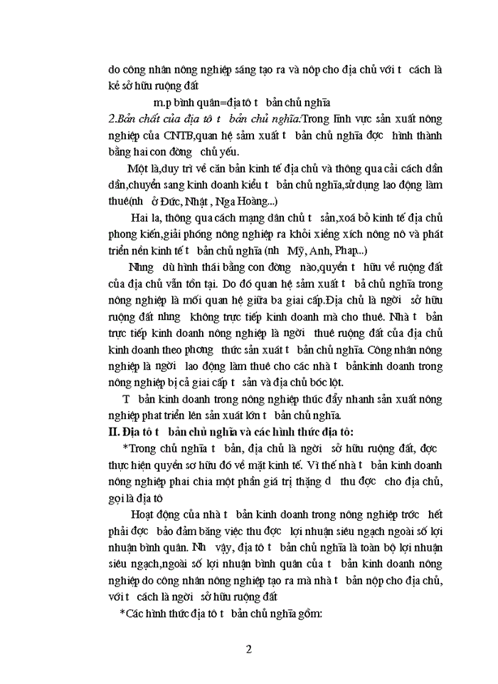 image for page Lý luận về địa tô tư bản chủ nghĩa của Mác