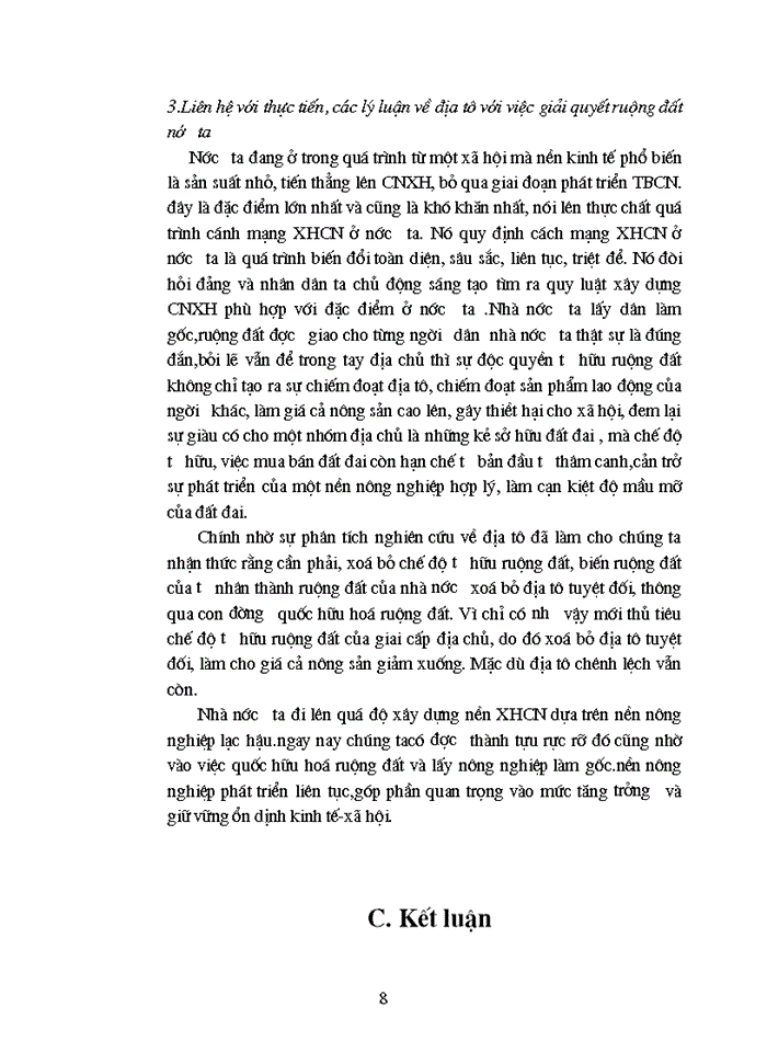 image for page Lý luận về địa tô tư bản chủ nghĩa của Mác