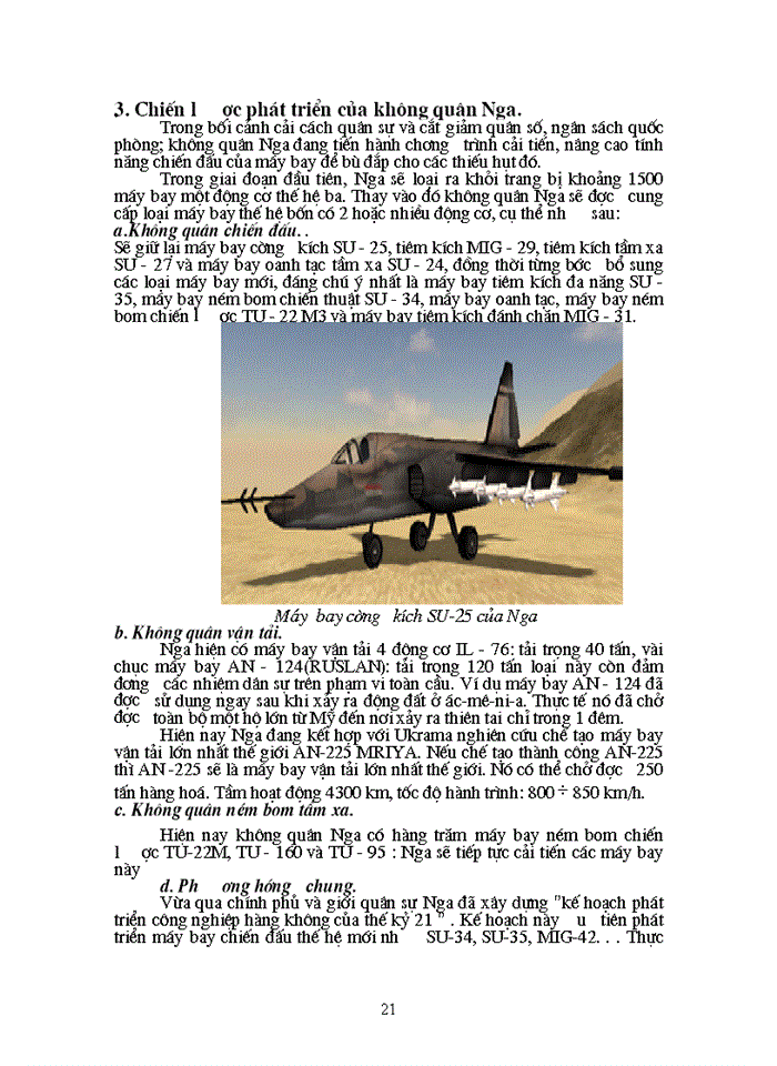 image for page Xu hướng phát triển của không quân
