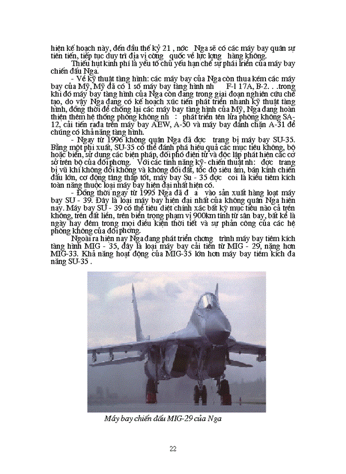 image for page Xu hướng phát triển của không quân