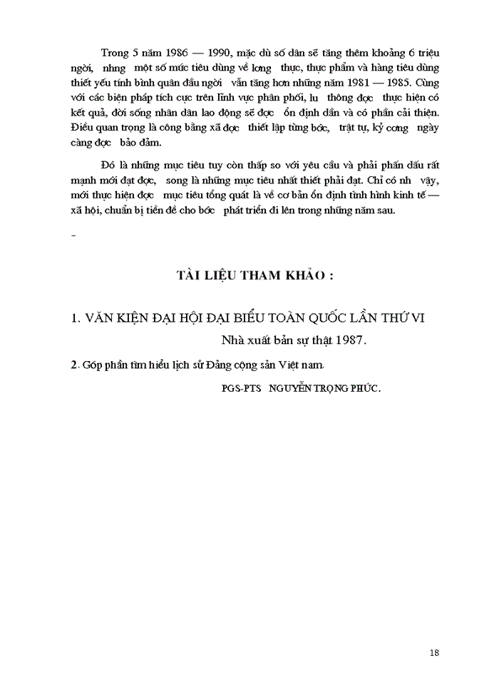 image for page Đường lối đổi mới của đại hội toàn quốc lần thứ VI