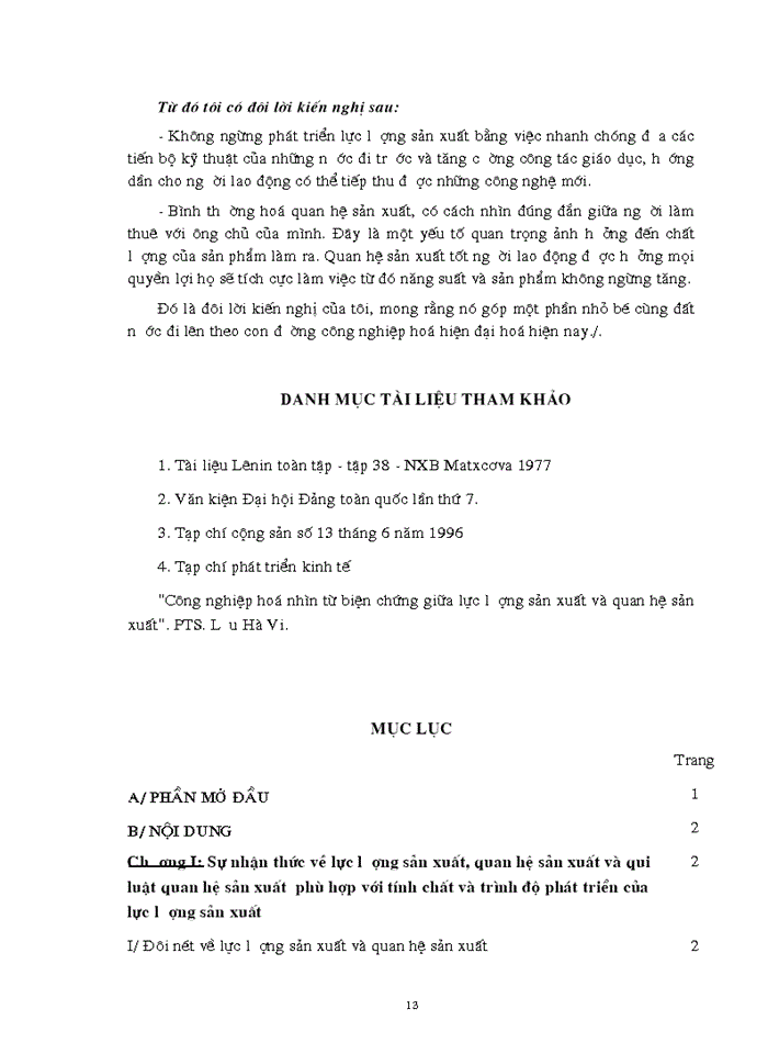 image for page Quan hệ biện chứng giữa lực lượng sản xuất và quan hệ sản xuất. Sự vận dụng của Đảng ta trong đường lối đổi mới ở Việt Nam